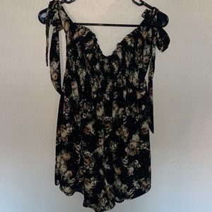 Off the shoulder romper